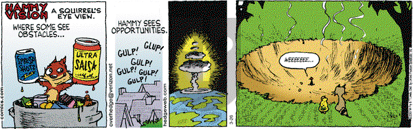 Over the Hedge on Thursday March 26, 2015 Comic Strip