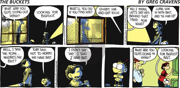 The Buckets on Sunday June 30, 2013 Comic Strip