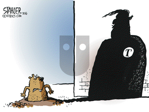 Jeff Stahler on Tuesday February 2, 2016 Comic Strip