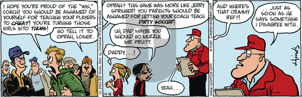 Cleats on Thursday December 18, 2003 Comic Strip