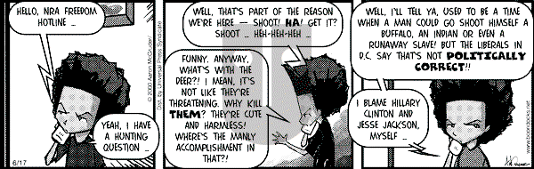 The Boondocks on Saturday January 19, 2008 Comic Strip