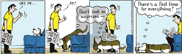 Fred Basset on Monday July 22, 2019 Comic Strip