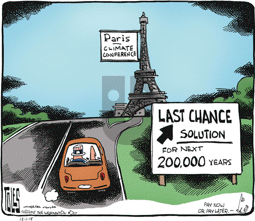 Tom Toles on Tuesday December 1, 2015 Comic Strip