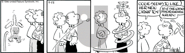 Drabble on Monday September 23, 1996 Comic Strip
