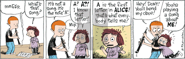 Cul de Sac on Wednesday February 14, 2018 Comic Strip