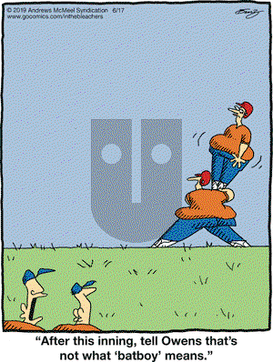In the Bleachers on Monday June 17, 2019 Comic Strip