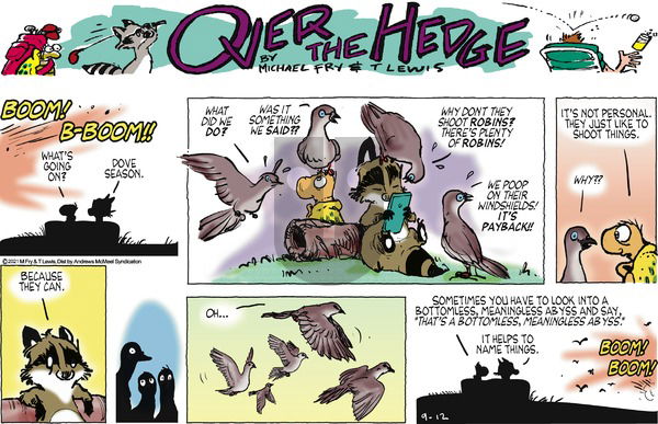 Over the Hedge on Sunday September 12, 2021 Comic Strip