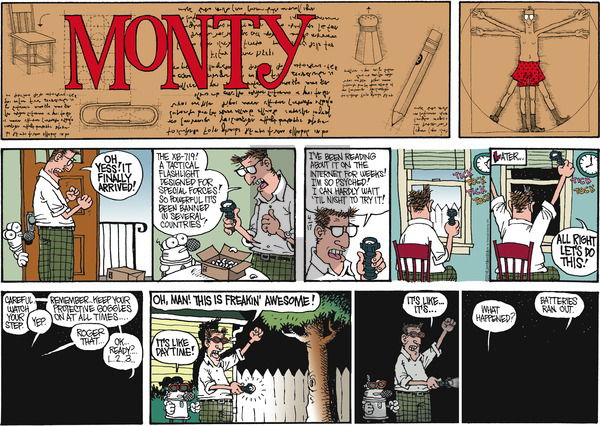 Monty on Sunday April 17, 2016 Comic Strip