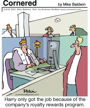 Cornered on Monday June 21, 2021 Comic Strip