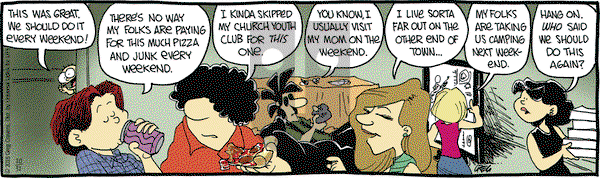 The Buckets on Saturday October 31, 2015 Comic Strip