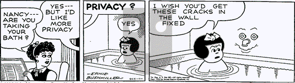 Nancy Classics on Saturday October 10, 2015 Comic Strip