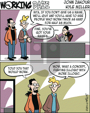 Working Daze on Friday May 4, 2007 Comic Strip
