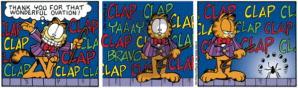 Garfield on Monday August 14, 1995 Comic Strip