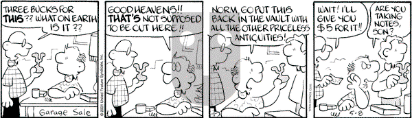 Drabble on Tuesday May 8, 2001 Comic Strip