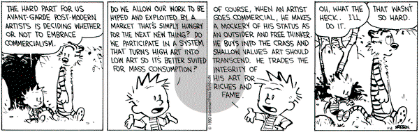 Calvin and Hobbes on Friday November 2, 1990 Comic Strip
