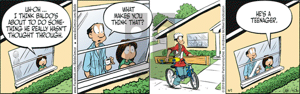 Baldo on Wednesday October 2, 2019 Comic Strip