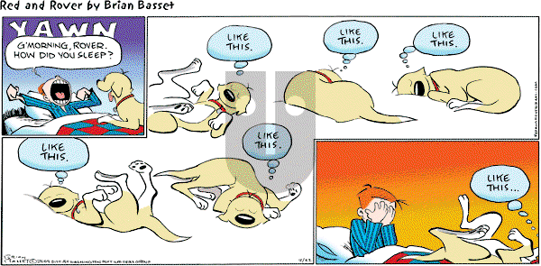 Red and Rover - Sunday February 22, 2009 Comic Strip