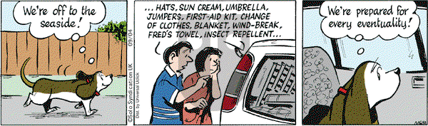 Fred Basset on Friday September 4, 2015 Comic Strip