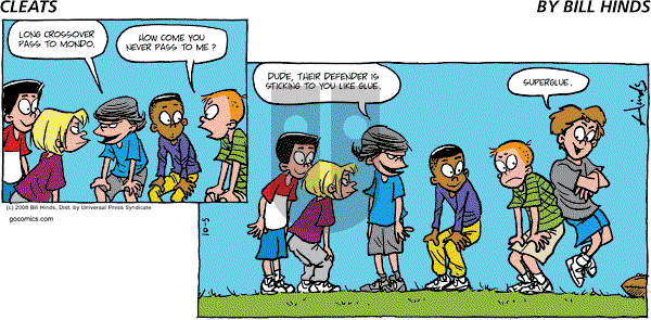 Cleats - Sunday October 5, 2008 Comic Strip