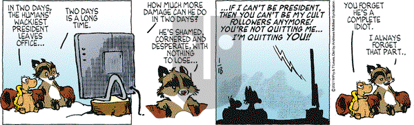 Over the Hedge on Monday January 18, 2021 Comic Strip