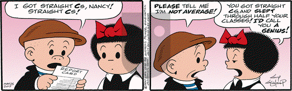 Nancy on Thursday May 25, 2017 Comic Strip