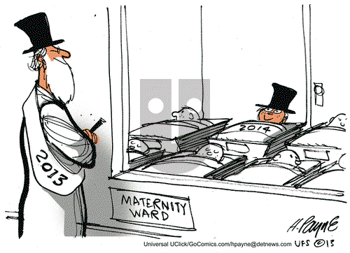 Henry Payne on Thursday December 26, 2013 Comic Strip