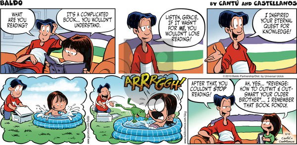 Baldo on Sunday August 16, 2015 Comic Strip