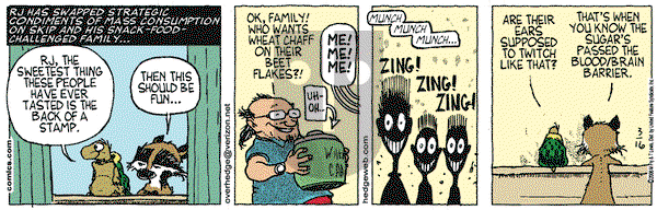 Over the Hedge on Thursday March 16, 2006 Comic Strip