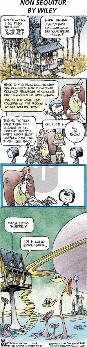 Non Sequitur on Sunday November 19, 2006 Comic Strip
