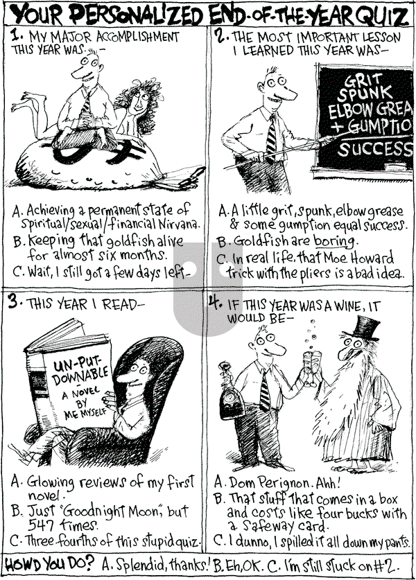 Richard's Poor Almanac on Thursday January 1, 2015 Comic Strip