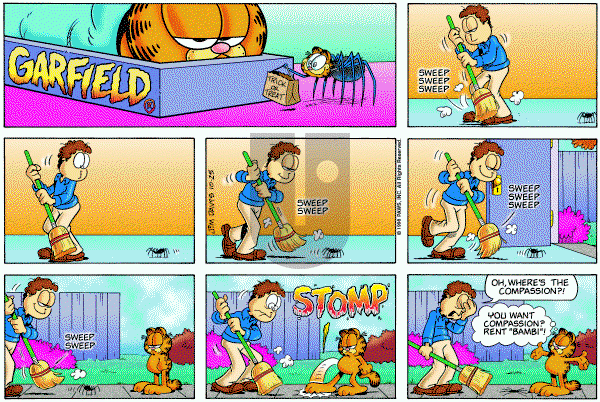 Garfield - Sunday October 25, 1998 Comic Strip