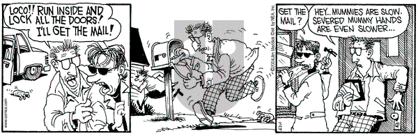 Monty on Thursday March 4, 2004 Comic Strip