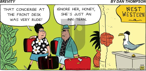 Brevity on Sunday February 5, 2017 Comic Strip