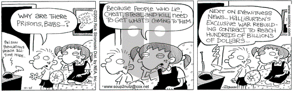 Soup to Nutz - Old on Saturday October 25, 2003 Comic Strip