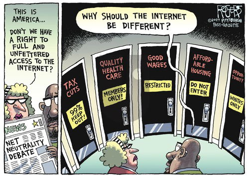Rob Rogers on Sunday December 17, 2017 Comic Strip