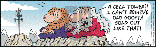 Frank and Ernest on Saturday January 4, 2014 Comic Strip