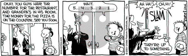 The Buckets on Friday May 4, 2001 Comic Strip