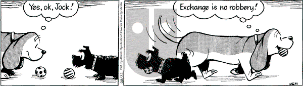 Fred Basset on Friday August 22, 2008 Comic Strip