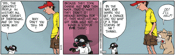 Get Fuzzy on Wednesday August 25, 2004 Comic Strip