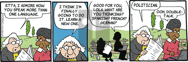 Lola on Tuesday March 27, 2018 Comic Strip