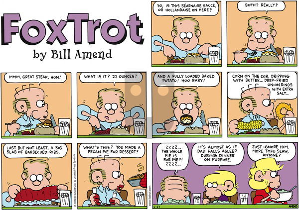 FoxTrot on Sunday June 27, 1999 Comic Strip