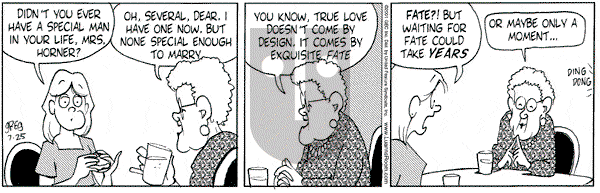 Luann on Wednesday July 25, 2001 Comic Strip