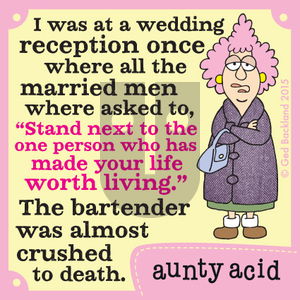 Aunty Acid on Friday March 27, 2015 Comic Strip