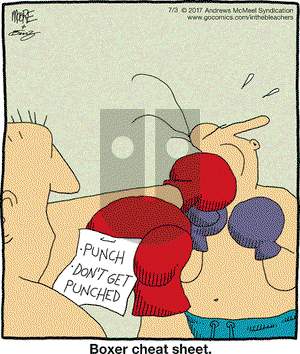 In the Bleachers on Monday July 3, 2017 Comic Strip