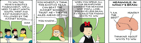 Nancy on Saturday April 5, 2025 Comic Strip