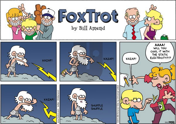 FoxTrot on Sunday January 11, 2015 Comic Strip