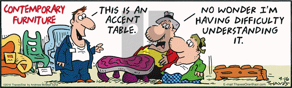 Frank and Ernest on Tuesday April 16, 2019 Comic Strip