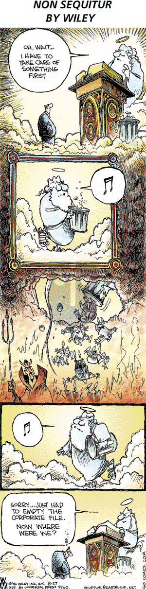 Non Sequitur on Sunday August 27, 2006 Comic Strip