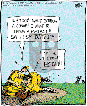 In the Bleachers on Saturday May 7, 2016 Comic Strip