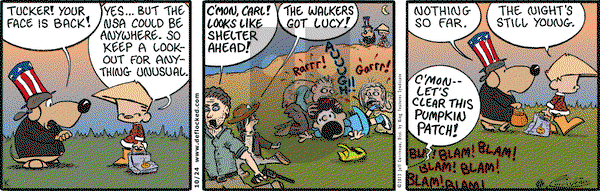DeFlocked on Thursday October 24, 2013 Comic Strip